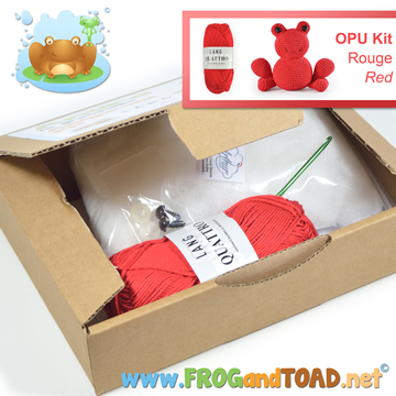Amigurumi Crochet Kit - OPU la grenouille the frog - FROGandTOAD Créations ©